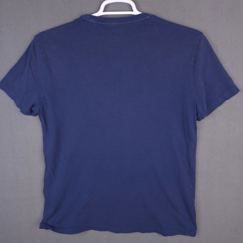Polo Ralph Lauren T-Shirt Graphic‎ Shield Logo Blue Large Cotton 1967 Americana - Picture 6 of 9